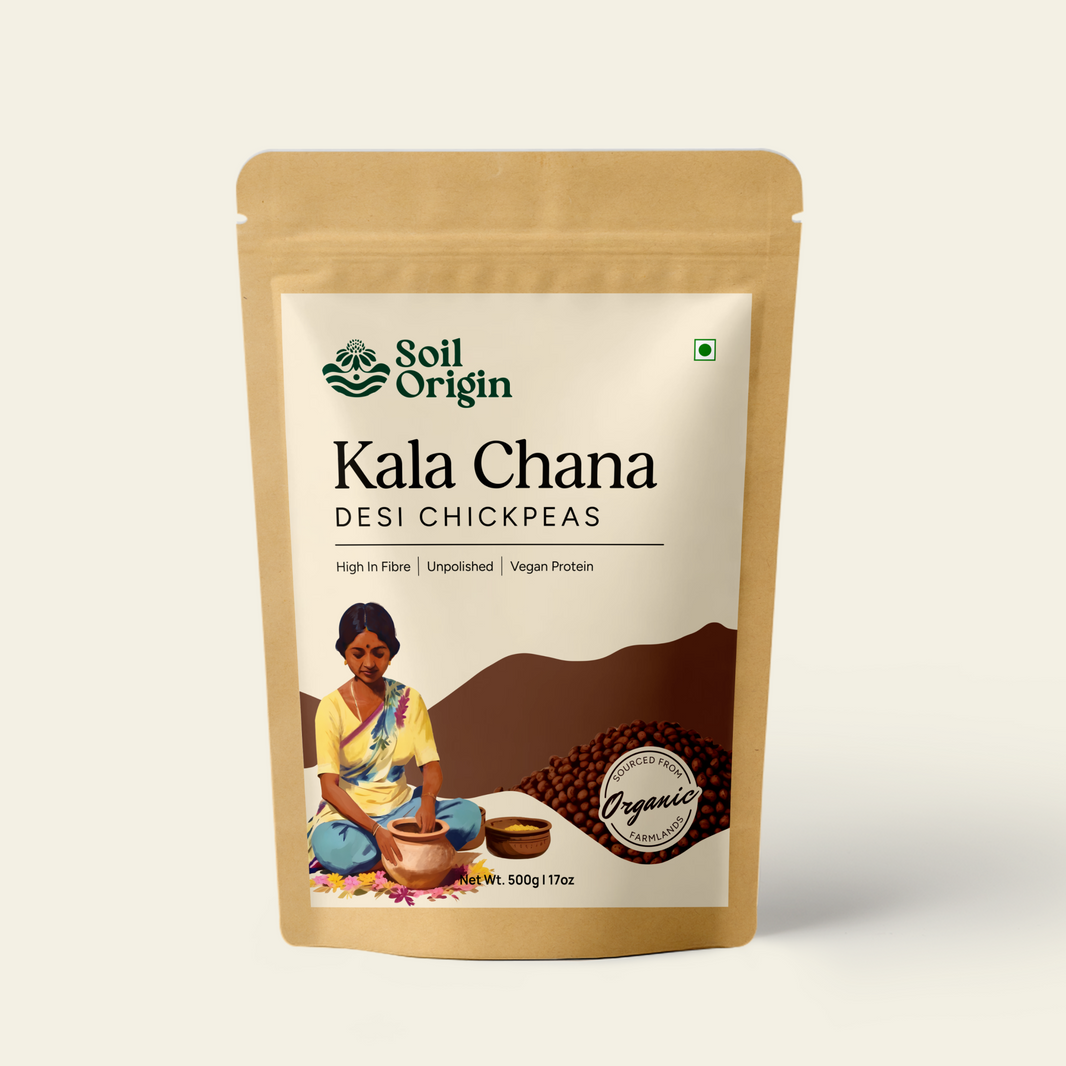 Black Chana (Desi Chana) | Pack of 3 - EarthBased 