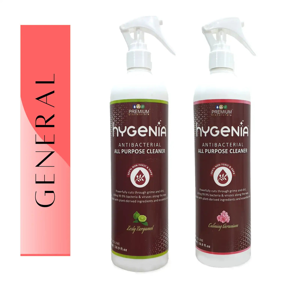 Hygenia Natural Dishwash Gel - Cucumber & Lily | Sweet Orange & Geranium 500ml - EarthBased 