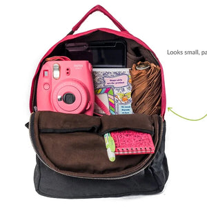 Koala Backpack - Cherry Red & Charcoal Black | Clan Earth - EarthBased 