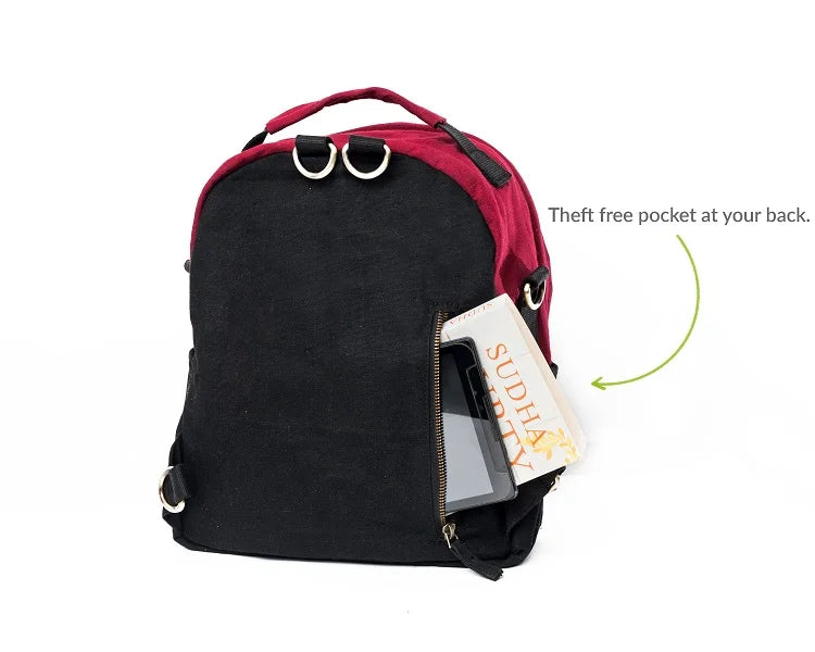 Koala Backpack - Walnut Brown & Charcoal Black | Clan Earth - EarthBased 