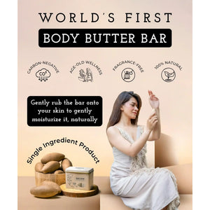 Body Butter Bar | Natural Moisturizer for Dry Skin - EarthBased 