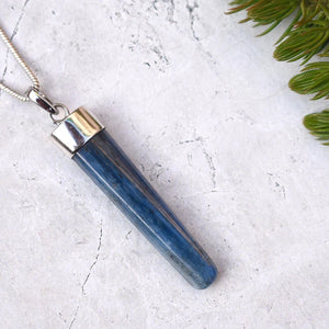 Original Kyanite Pendant For Better Communication & Meditation - EarthBased 