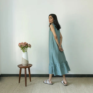 LAID-BACK GATHERED DRESS | Anushe Pirani - EarthBased 