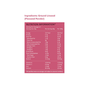 Nourish You LINSEED MEAL 200G | Pack of 3 - EarthBased 