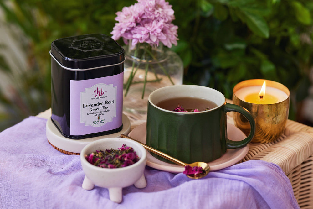 Lavender Rose Green Tea - EarthBased 