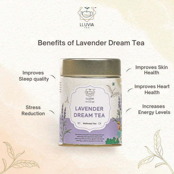 Lavender Dream Tea by Lluvia Tea - EarthBased 
