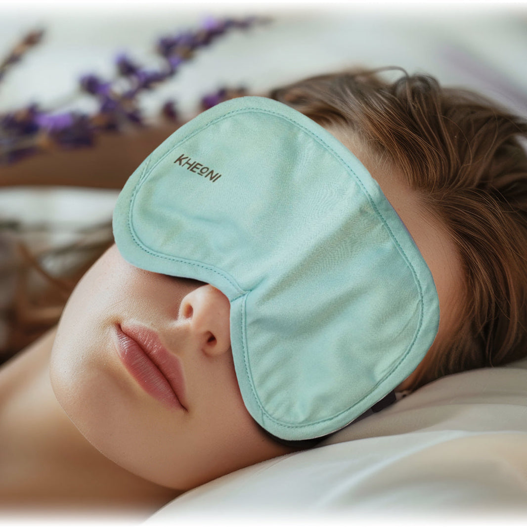 Kheoni light neon organic cotton sleep eye mask