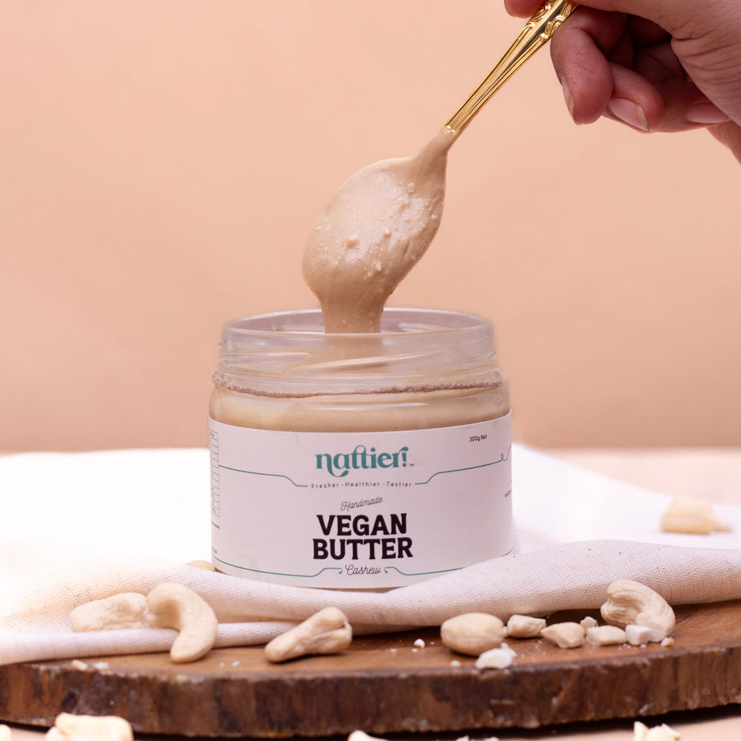 Handmade Vegan Cashew Butter | Rich in Magnesium | 0% Added Oils | Creamy & Tasty | 300g