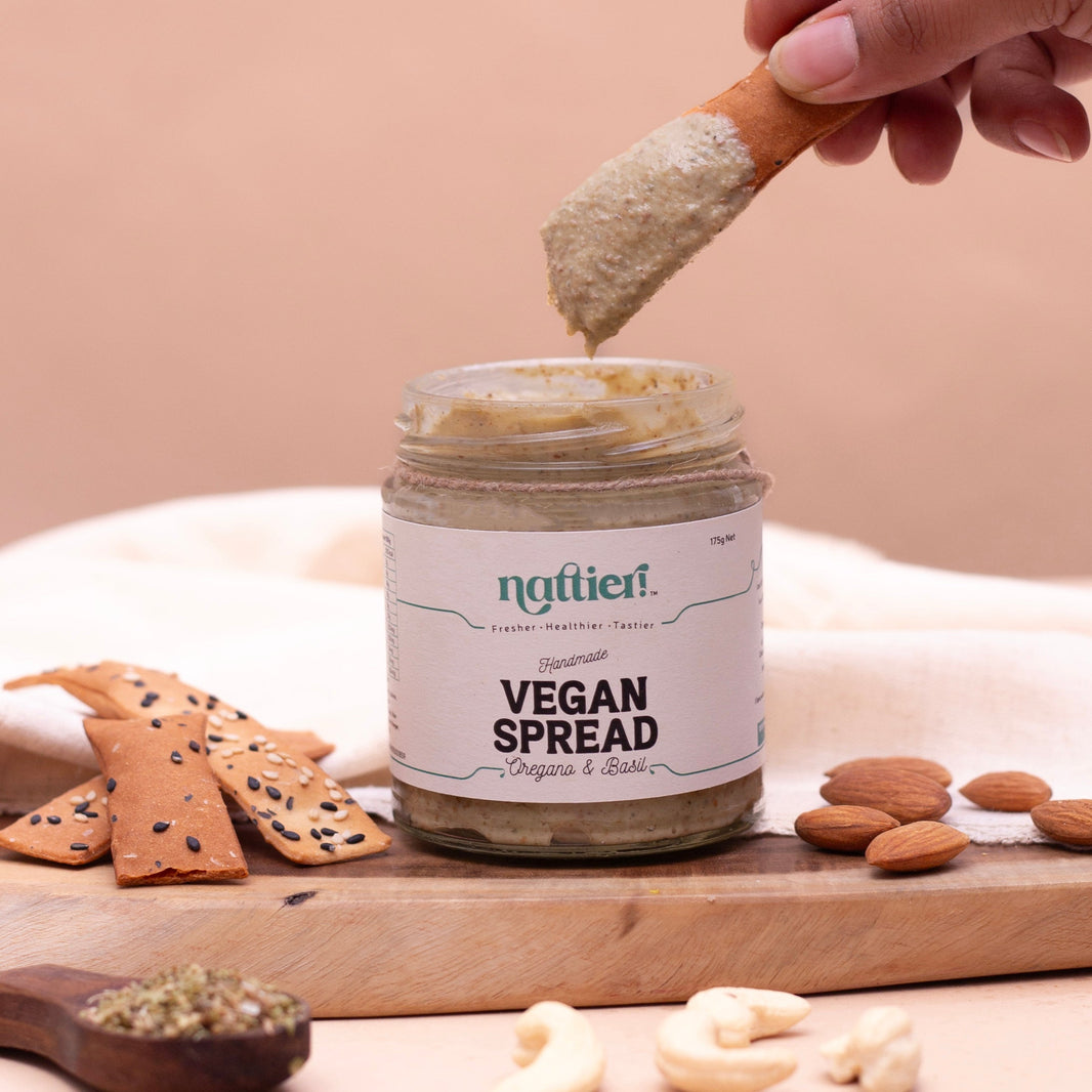 Handmade Vegan Oregano & Basil Spread