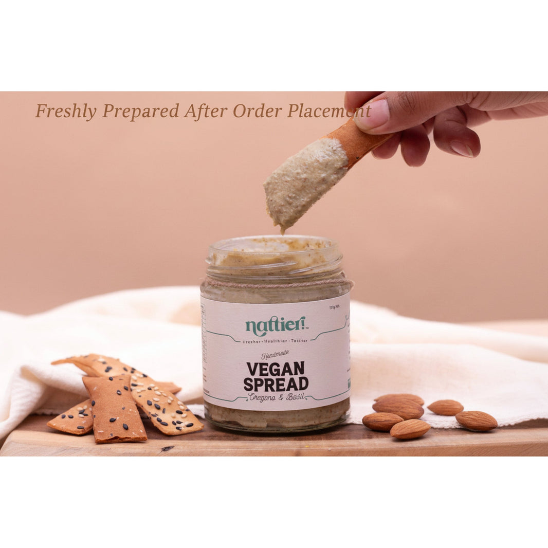 Handmade Vegan Oregano & Basil Spread - EarthBased 