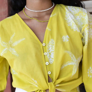 SEASIDE TIE-UP TOP - EarthBased 