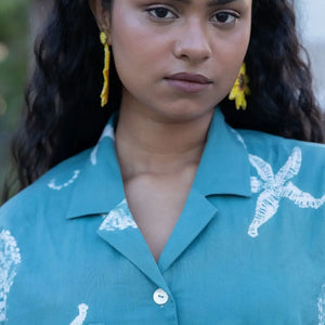 SEASHELL CAMP COLLAR SHIRT - EarthBased 