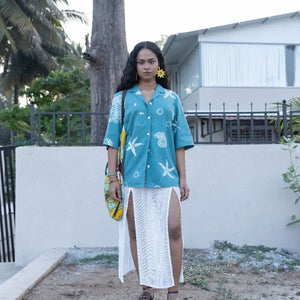 SEASHELL CAMP COLLAR SHIRT - EarthBased 