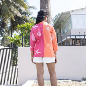 SUNSET FADE BUTTON-DOWN - EarthBased 