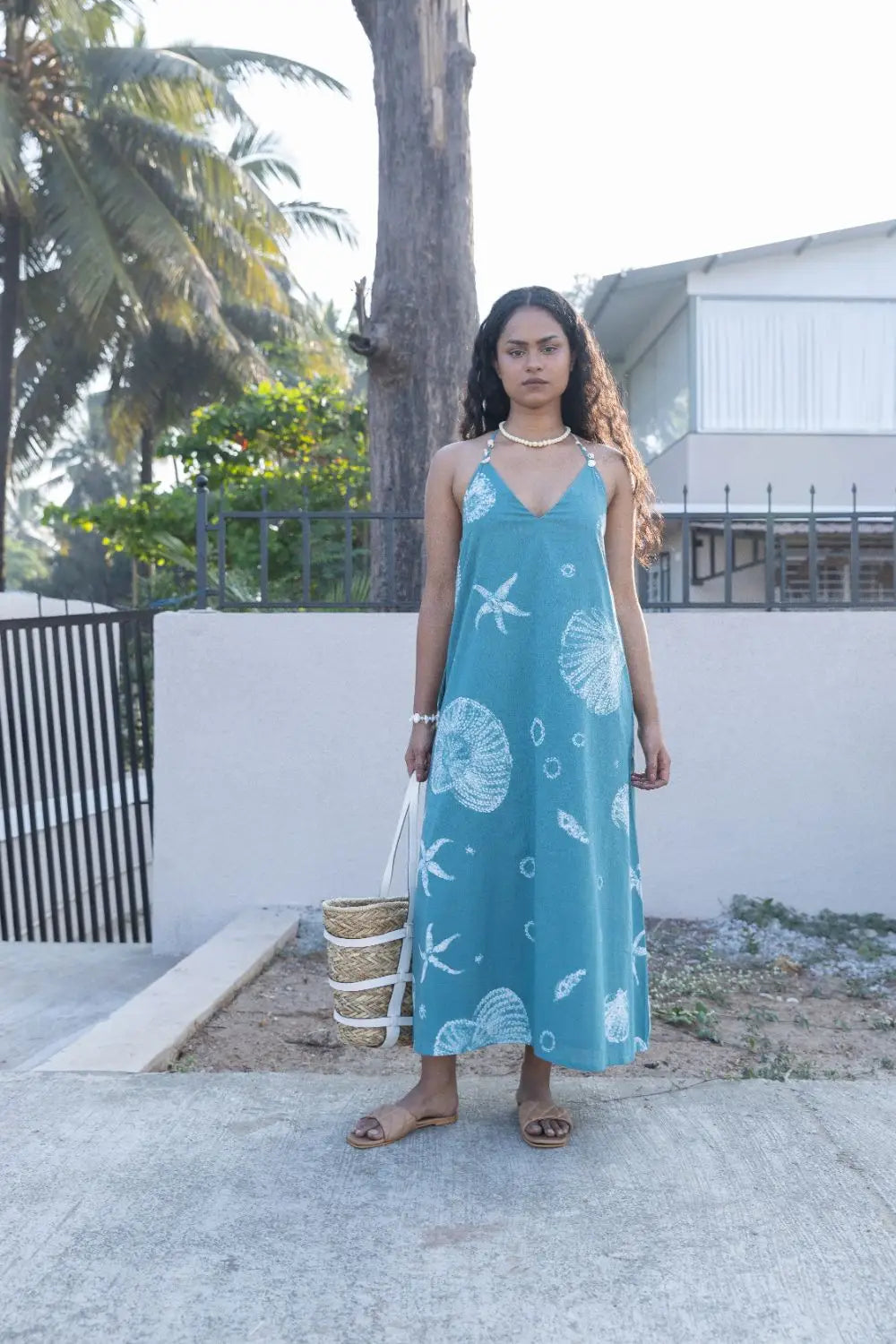 HAWAII HALTER NECK DRESS - EarthBased 
