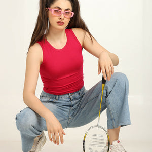 Gen Z Bamboo Sleeveless Top – Soft, Breathable & Sustainable Tank - EarthBased 