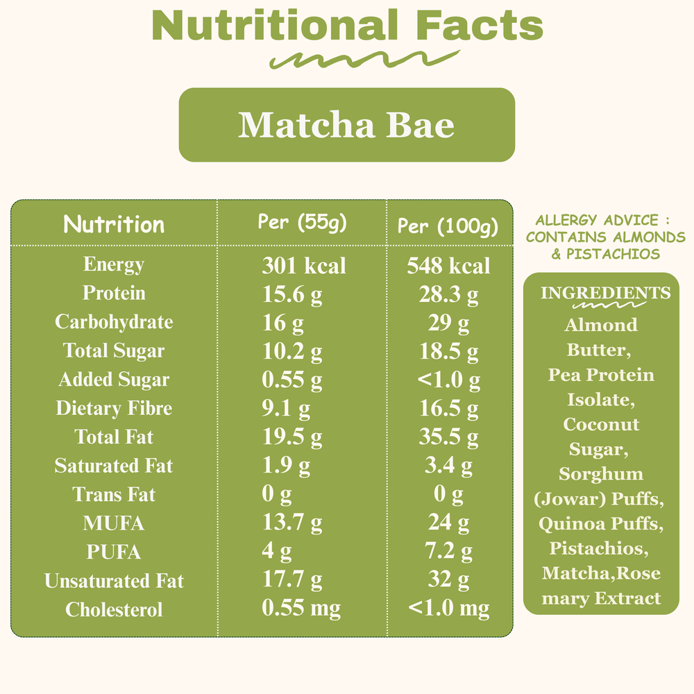 Matcha Bae Bar | OnReal - EarthBased 