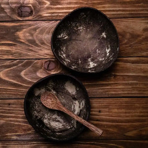 Medium Coconut Shell Bowl With Spoon | ONEarth - EarthBased 