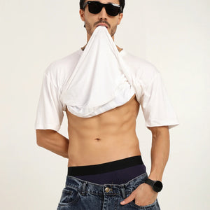 Men Oversized Bamboo T-Shirt – Soft, Breathable & Sustainable Fit - EarthBased 