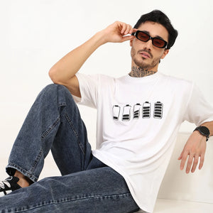 Men Oversized Bamboo T-Shirt – Soft, Breathable & Sustainable Fit - EarthBased 