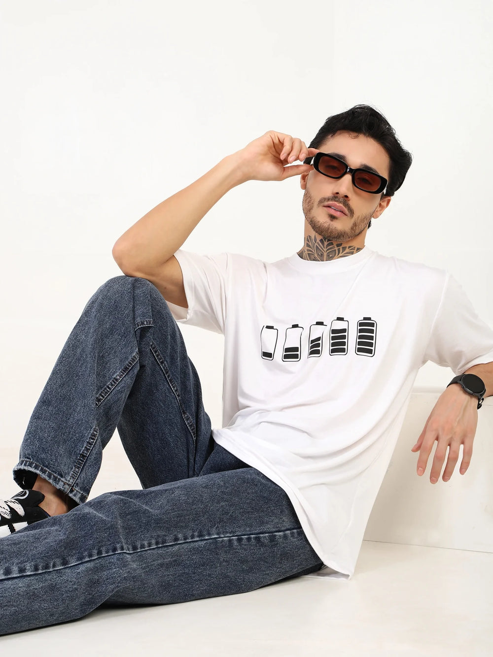 Men Oversized Bamboo T-Shirt – Soft, Breathable & Sustainable Fit - EarthBased 