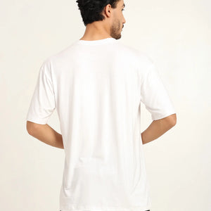 Men Oversized Bamboo T-Shirt – Soft, Breathable & Sustainable Fit - EarthBased 