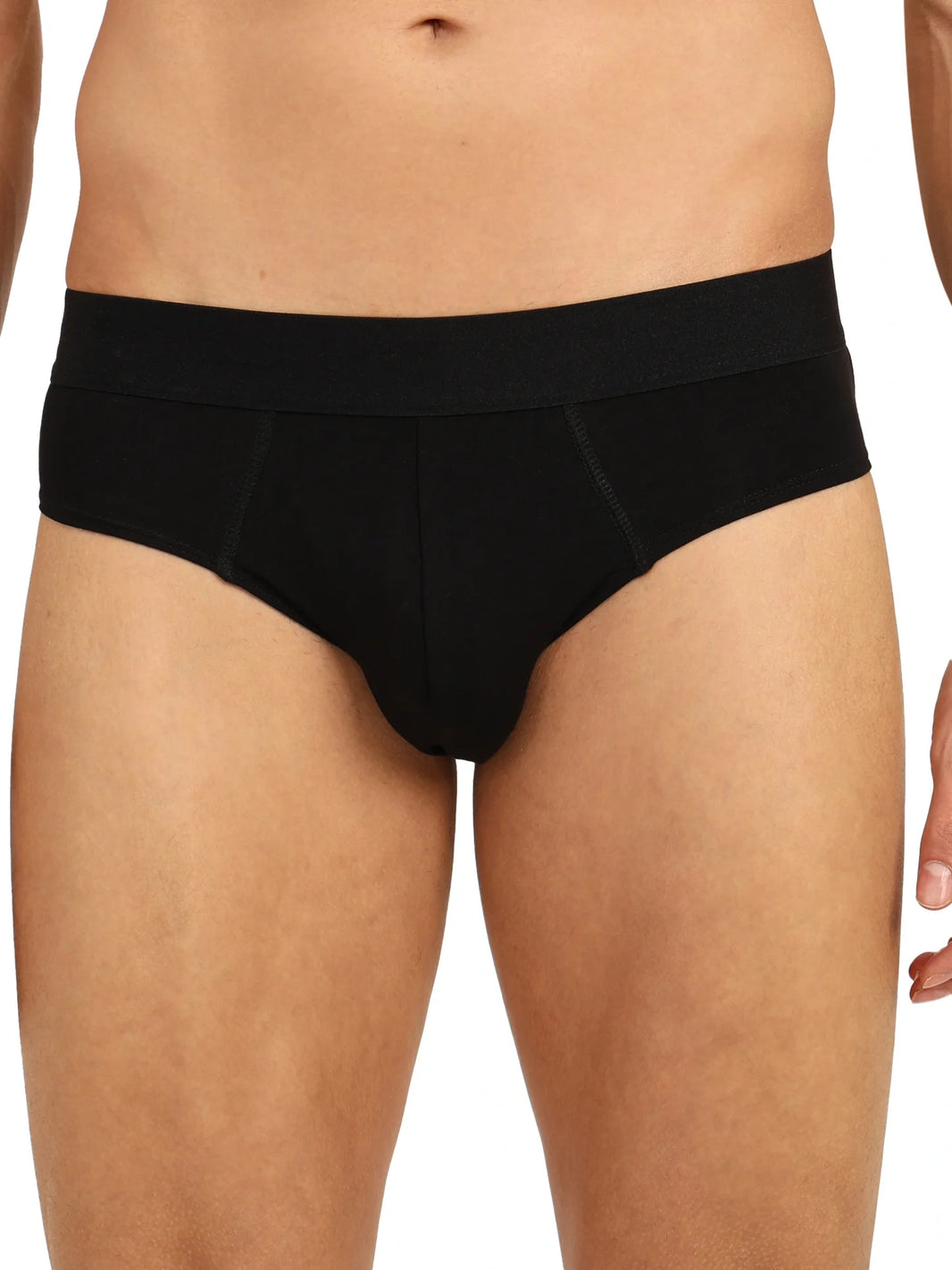 Bamboo Fabric Men's Underwear Super Comfortable,Ultrasoft, Anti Bacterial Briefs, Moisture Wicking | Black - EarthBased 