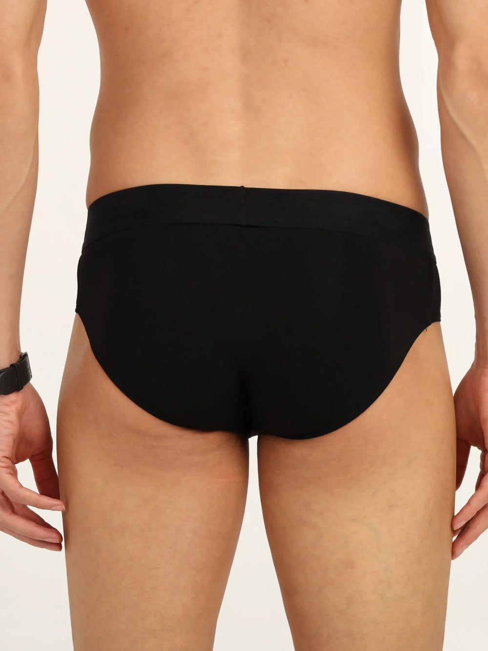 Bamboo Fabric Men's Underwear Super Comfortable,Ultrasoft, Anti Bacterial Briefs, Moisture Wicking | Black - EarthBased 