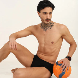 Bamboo Fabric Men's Underwear Super Comfortable,Ultrasoft, Anti Bacterial Briefs, Moisture Wicking | Black - EarthBased 