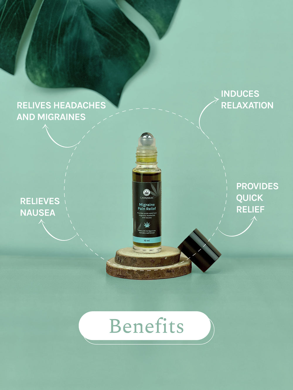 MIGRAINE PAIN RELIEF ROLL-ON - EarthBased 