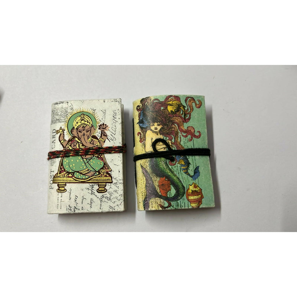 Mini Recycled Paper Journal (2 sets of 2) | ONEarth - EarthBased 