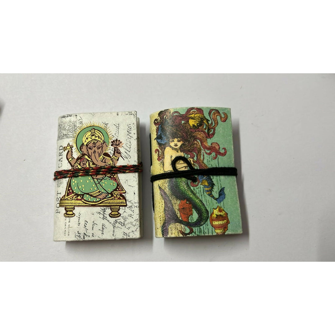Mini Recycled Paper Journal (2 sets of 2) | ONEarth - EarthBased 
