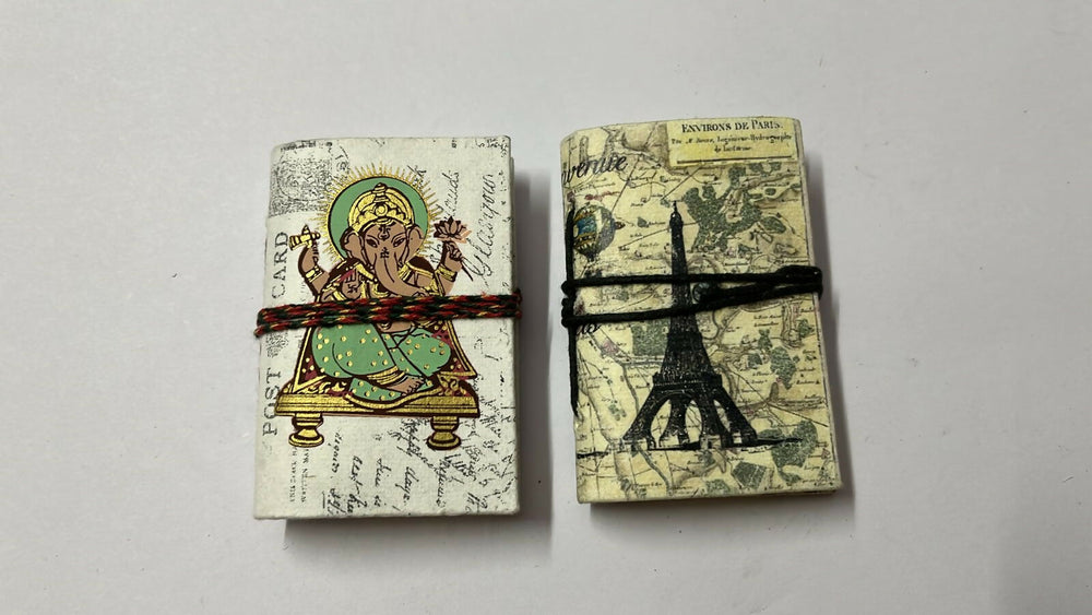 Mini Recycled Paper Journal(set of 2) | ONEarth - EarthBased 