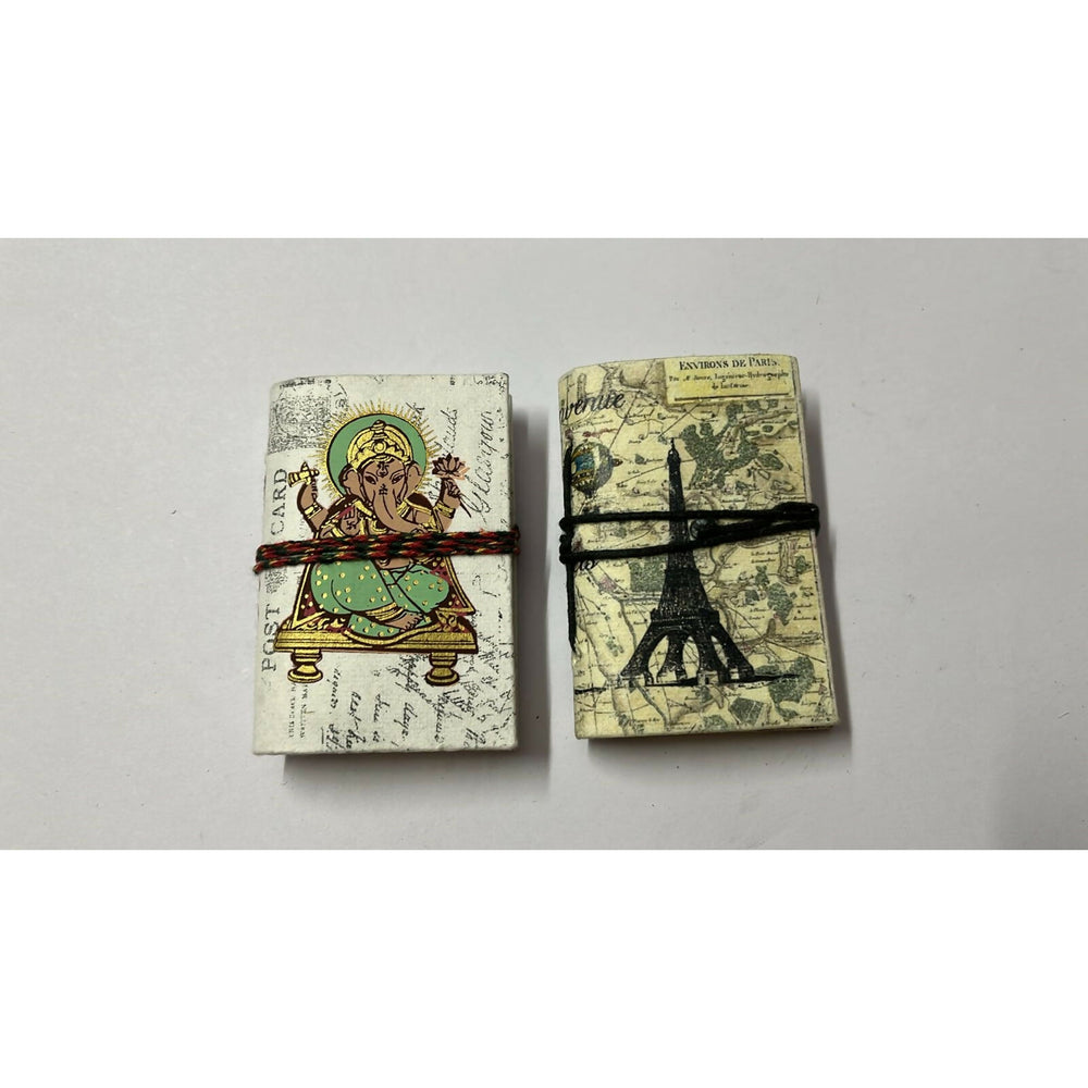 Mini Recycled Paper Journal (2 sets of 2) | ONEarth - EarthBased 