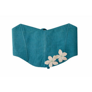 Mint floral strapless corset from JOD