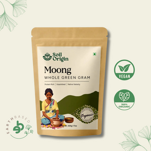 Whole Green Gram (Moong) | Soil Origin | Pack of 2 - EarthBased 