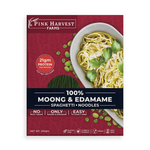 Moong & Edamame Spaghetti Noodles by Pink Harvest - EarthBased 