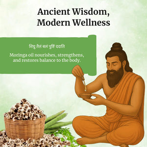 Daivik Moringa Seeds Cold Pressed Oil | 100% Natural | Hair Growth & Skin Care | 30 ml - EarthBased 