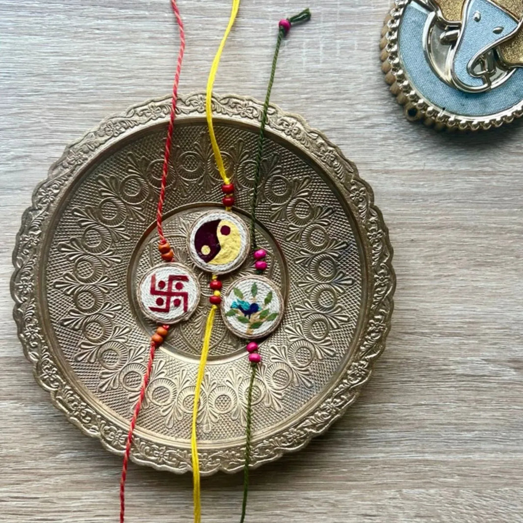 The Good Route Multiple Rakhis set of 3 - EarthBased 