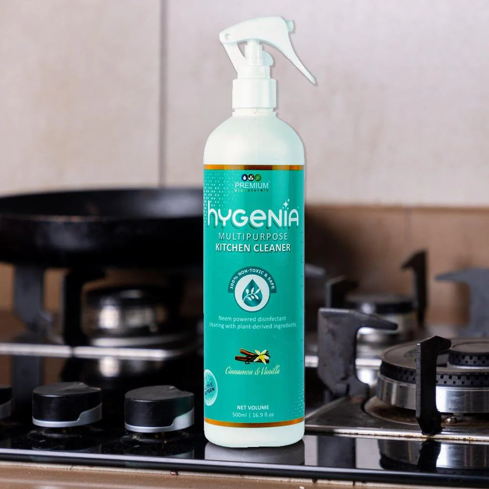Hygenia Multipurpose Kitchen Cleaner - Cinnamon & Vanilla 500ml - EarthBased 
