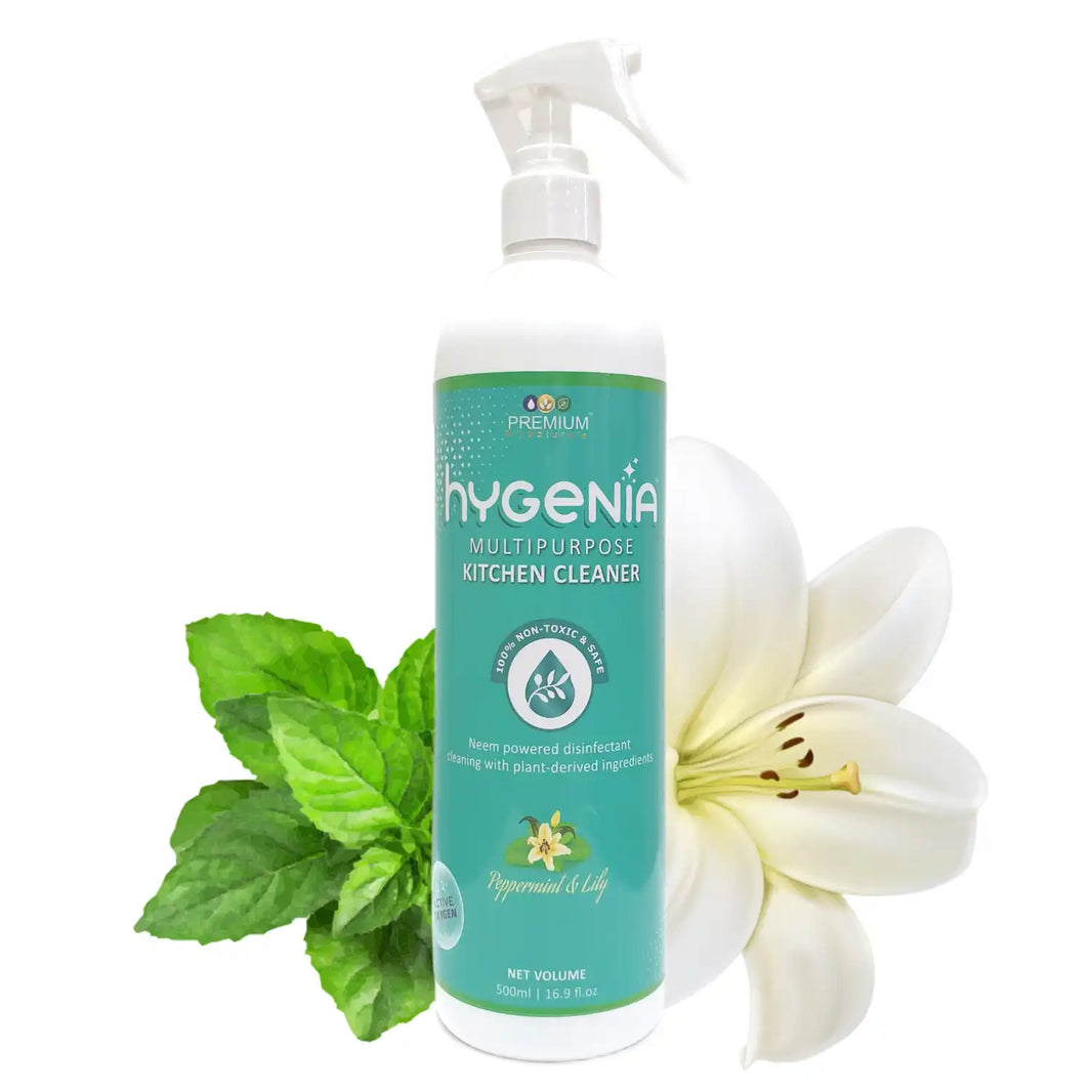 Hygenia Multipurpose Kitchen Cleaner - Peppermint & Lily 500ml - EarthBased 
