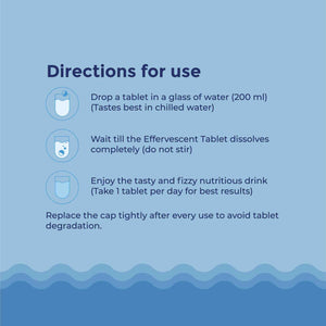 Zaocare Multivitamin Effervescent Tablets For Men & Women | Plant Based Supplements | For Overall Health - EarthBased 