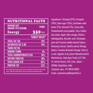 The Misfits - Double Choco Bites with Brahmi & Ashwagandha - EarthBased 