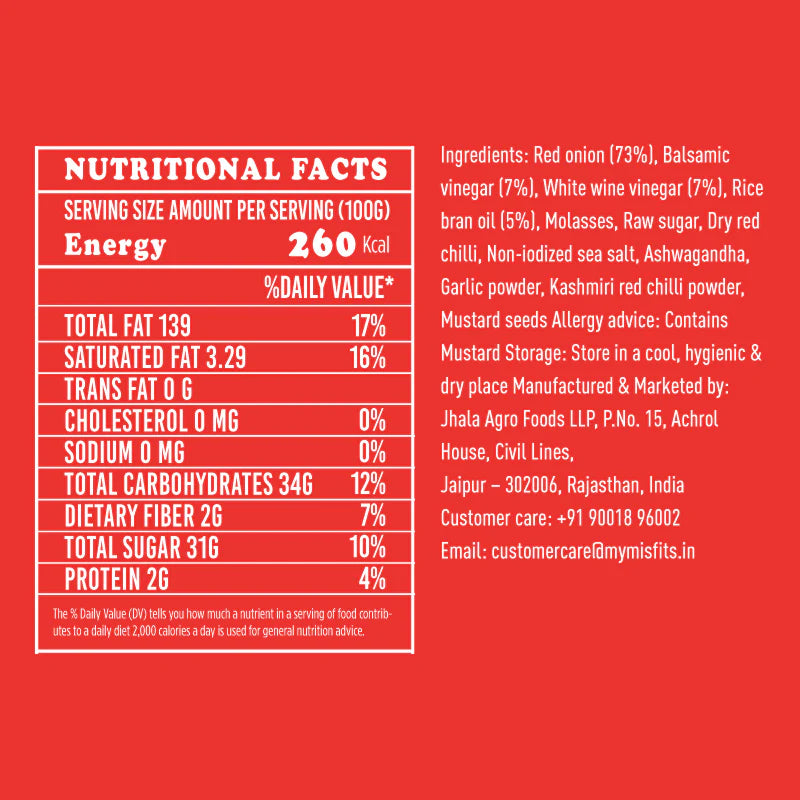 The Misfits - Red Onion Relish with Ashwagandha - EarthBased 
