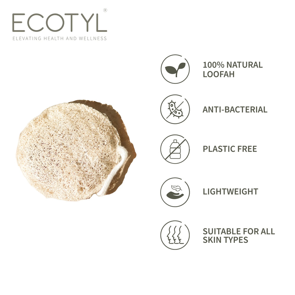 Ecotyl Natural Body Loofah - Set of 2 - EarthBased 