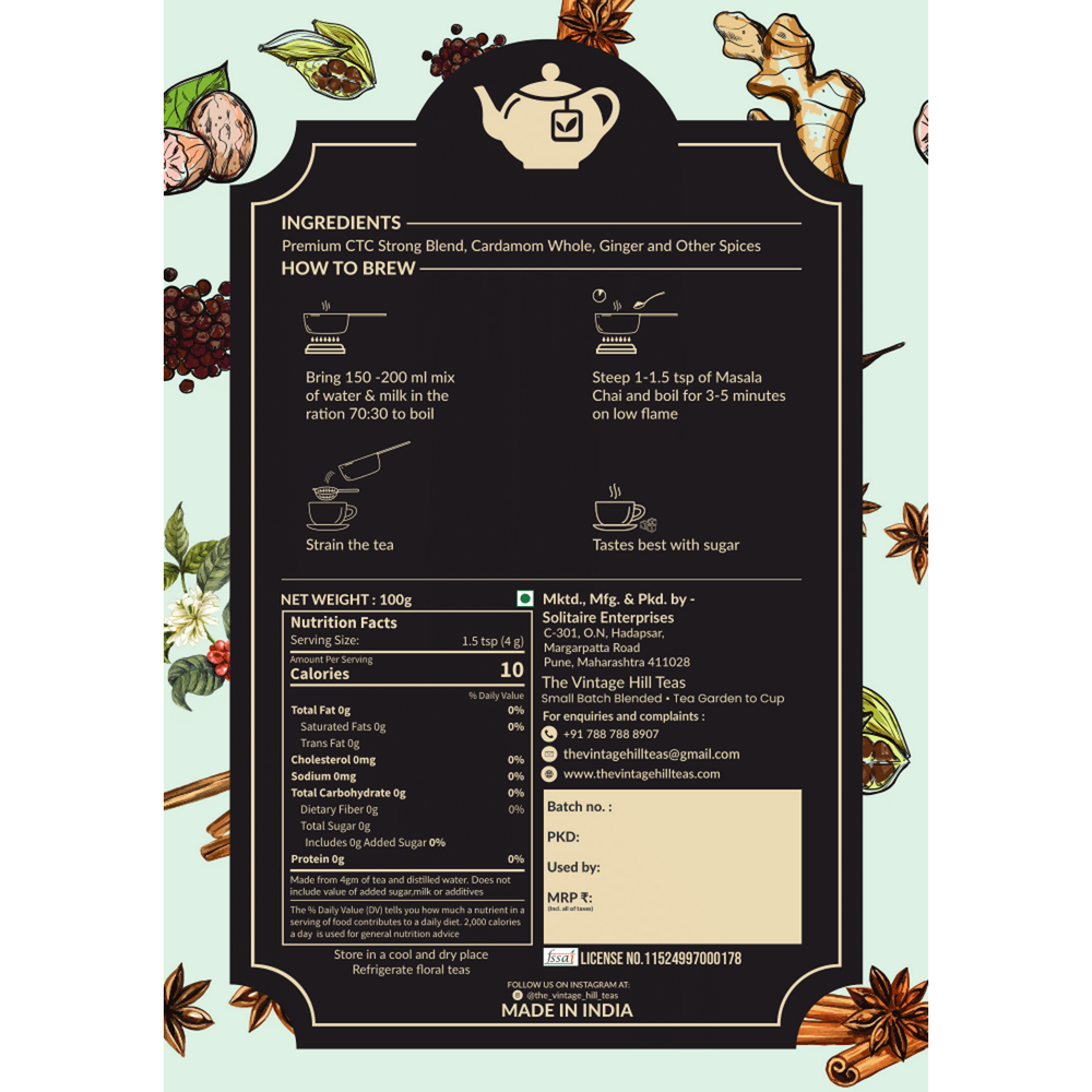 Bombay Cutting Chai - EarthBased 