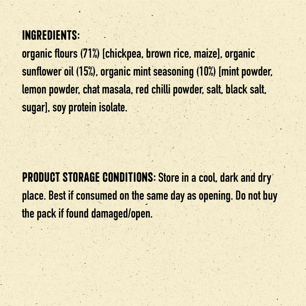 Nourish Organics Chickpea Puffs | SPICY MINT (Pack x4) - EarthBased 