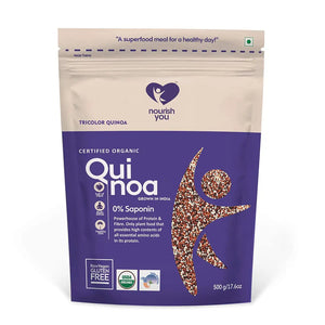 Nourish You ORGANIC TRICOLOR QUINOA 500G - EarthBased 