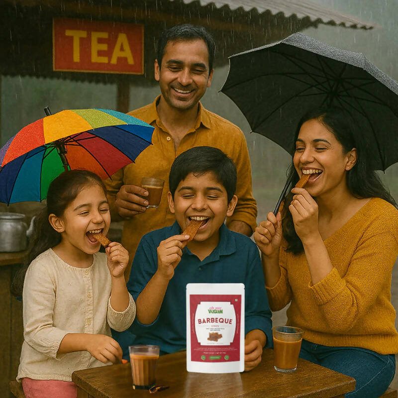 Oh My Vegan | BBQ Bacon Style Strips – Smoky & Crispy - EarthBased 