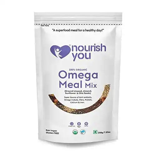 Nourish You OMEGA MEAL MIX 200G | Pack of 3 - EarthBased 